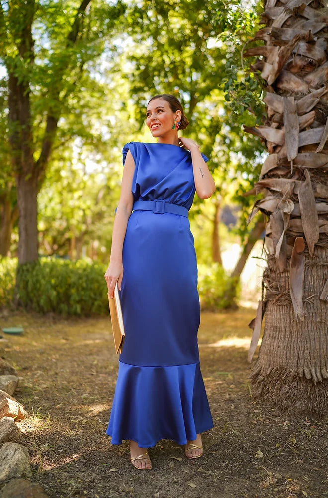Vestido Coralina azul klein