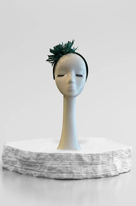 Green Zinnia Headband