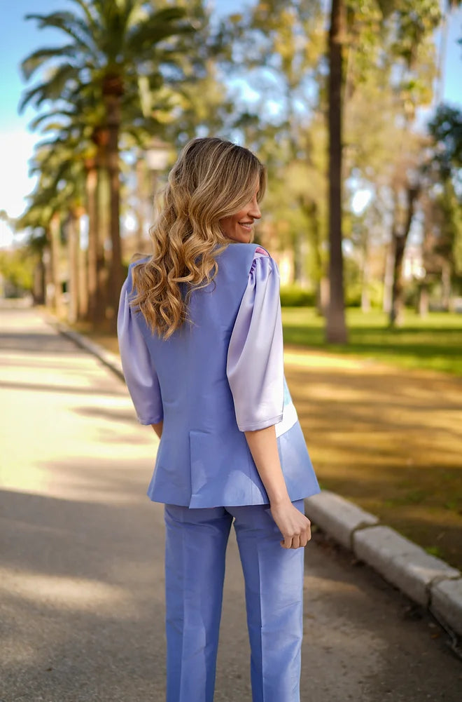 Pantalón Tulúm Azul-lavanda