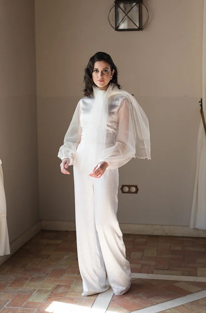 Traje Estela blanco