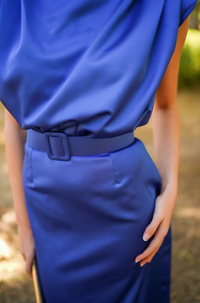 Vestido Coralina azul klein