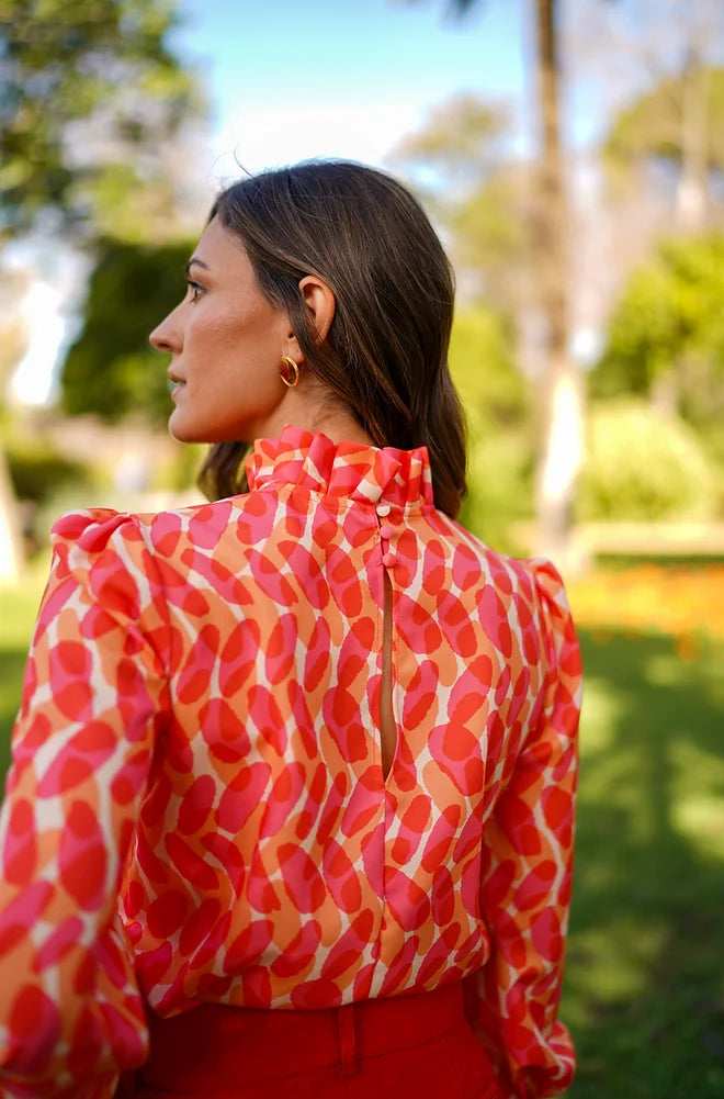 Blusa Costa Estampada