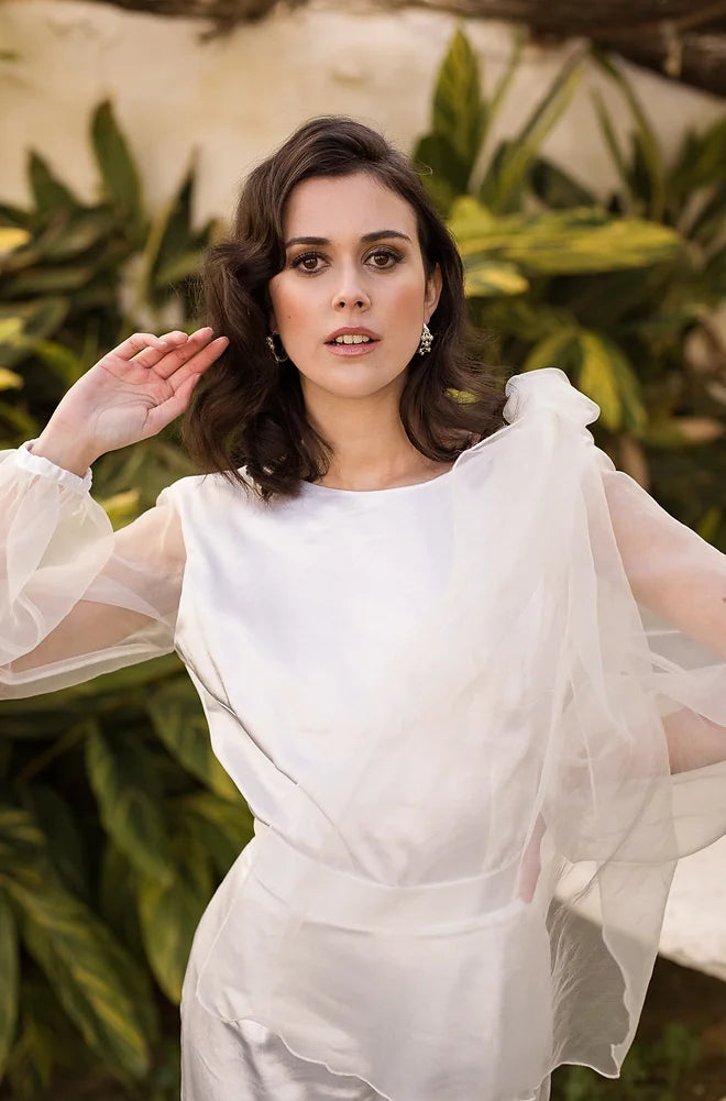 Traje Estela blanco