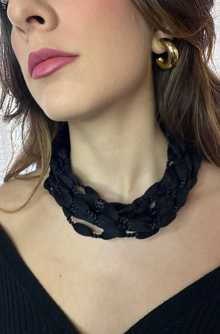 Trina Black Necklace