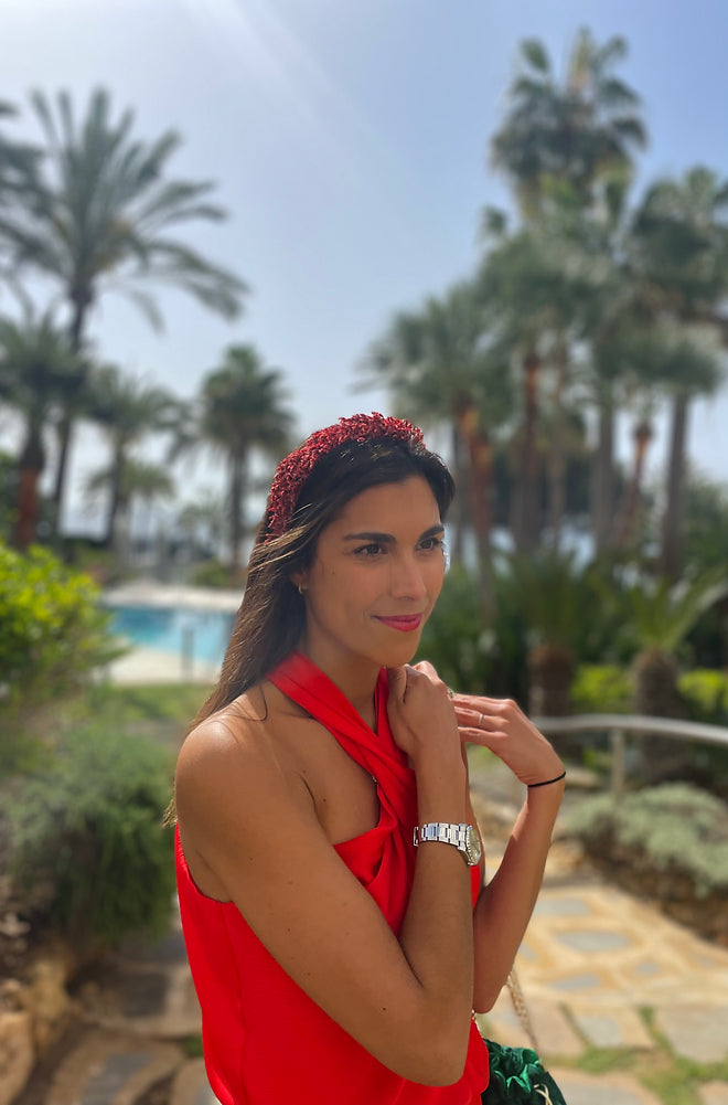 Vestido Azalea coral