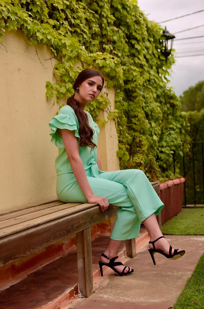 Pantalón Brisa Verde Agua