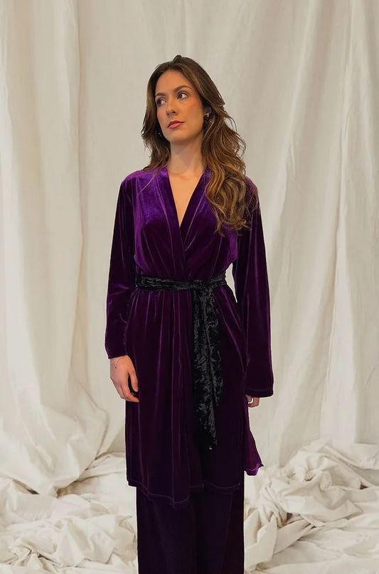 Conjunto Blas morado