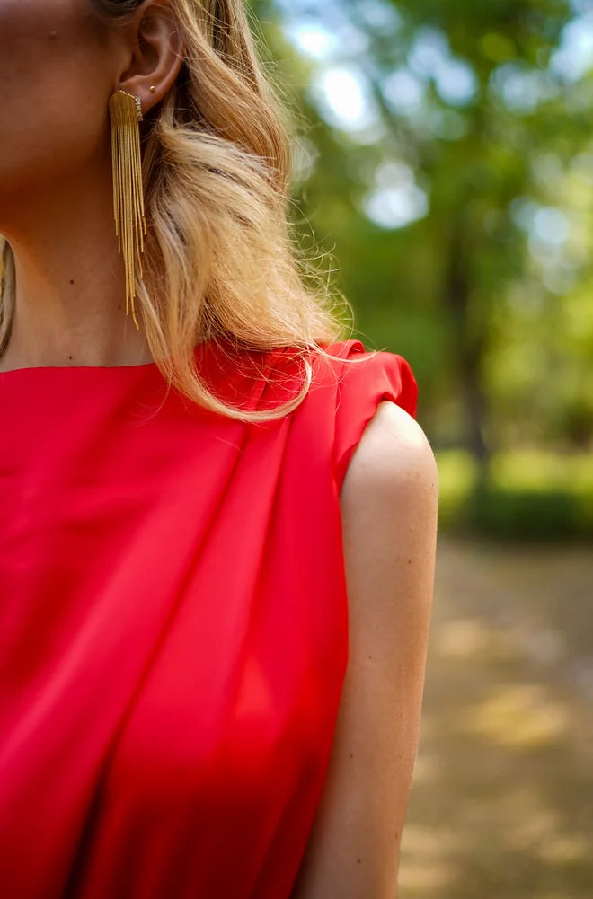 Coralina red dress