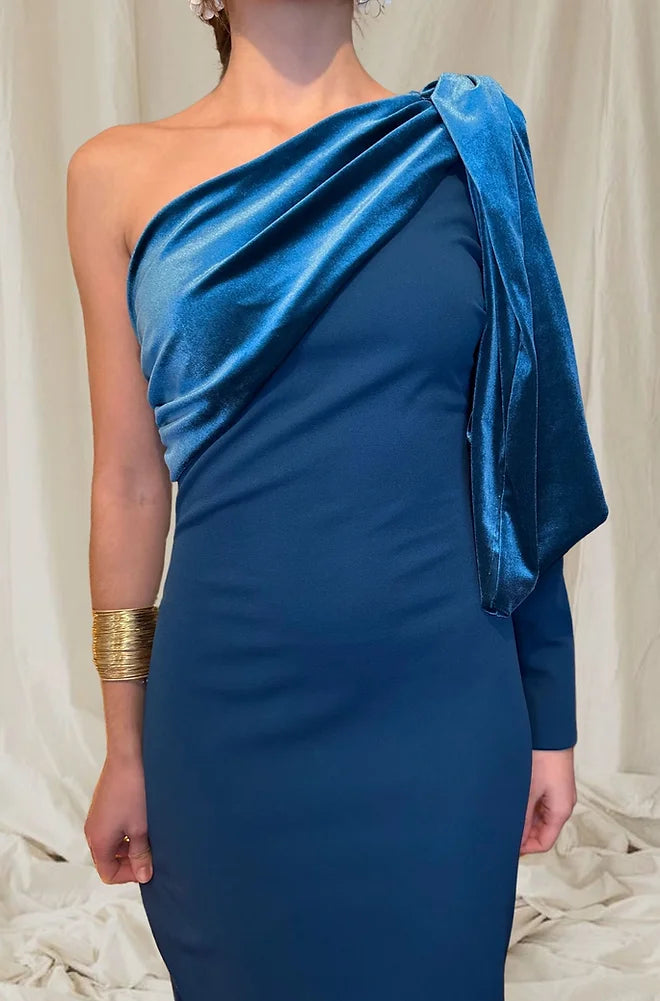 Vestido Euforia petróleo