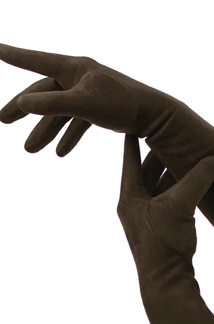 Guantes Antelina marrón