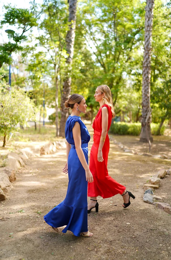 Vestido Coralina azul klein