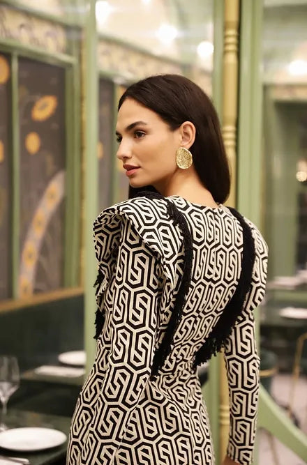 Vestido Metric burdeos