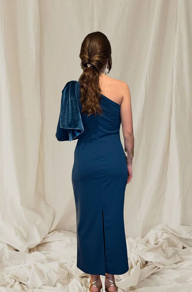 Vestido Euforia petróleo