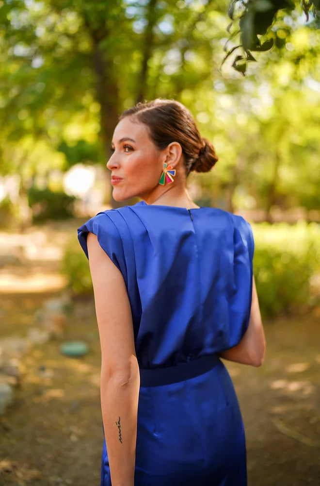 Vestido Coralina azul klein
