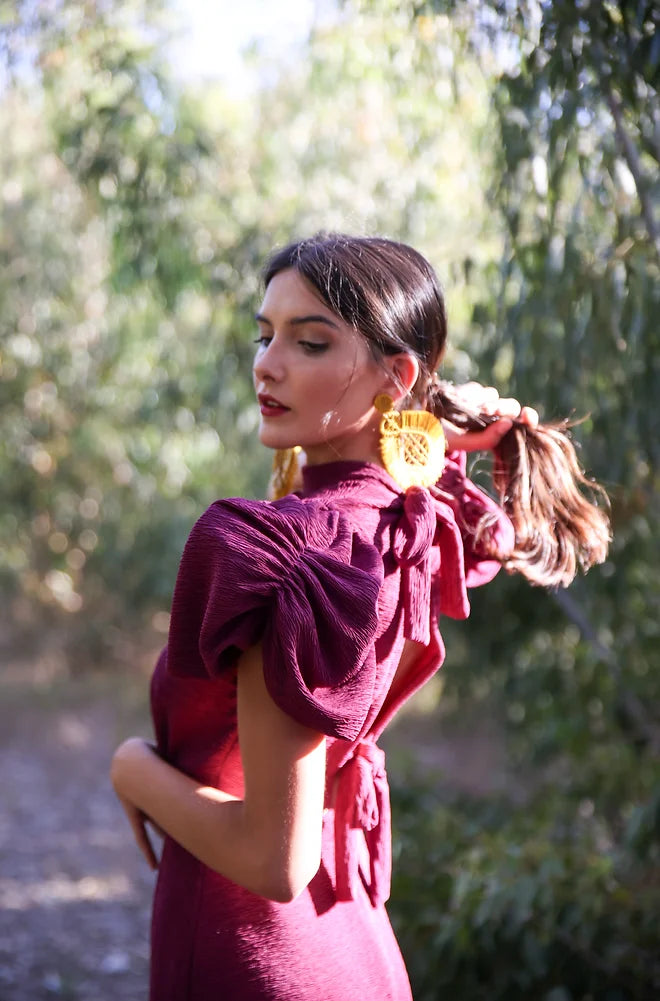 Eggplant Margarita Dress