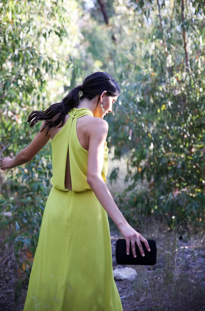 Vestido Azalea lima largo