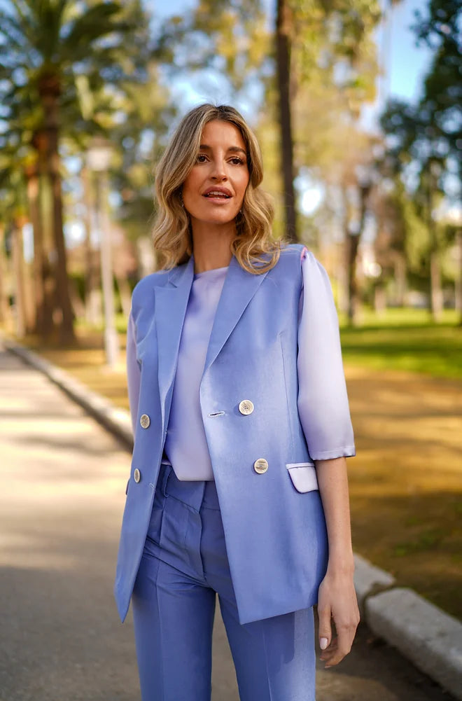 Pantalón Tulúm Azul-lavanda