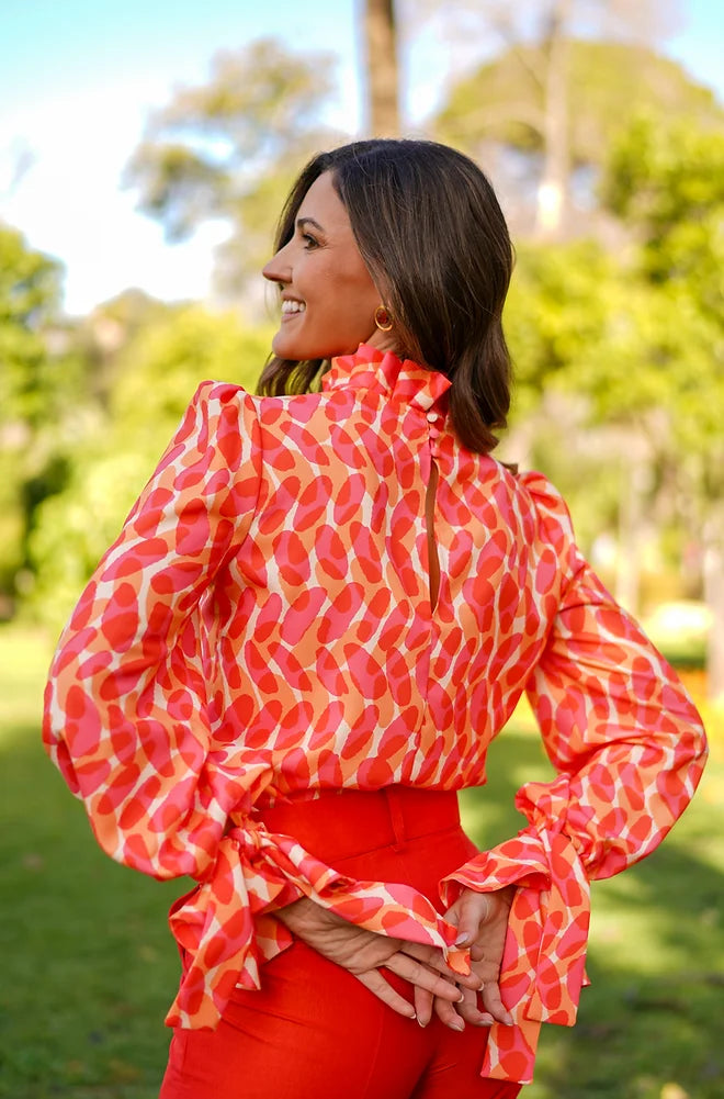 Blusa Costa Estampada