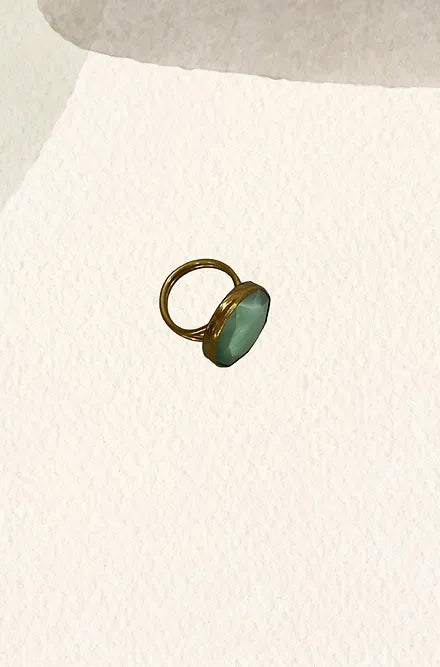 Anillo redondo verde