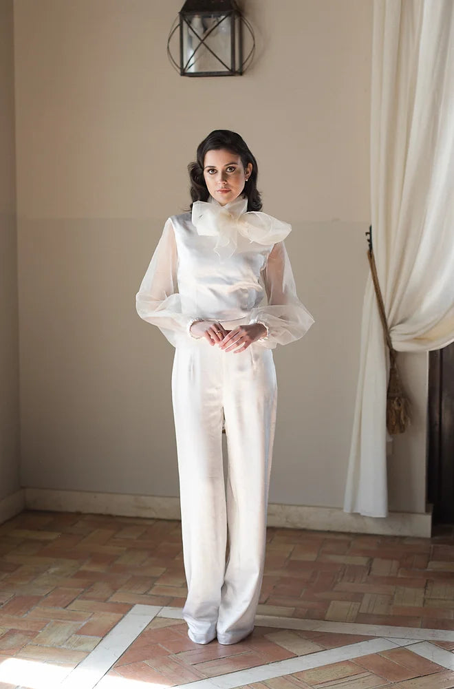 Traje Estela blanco