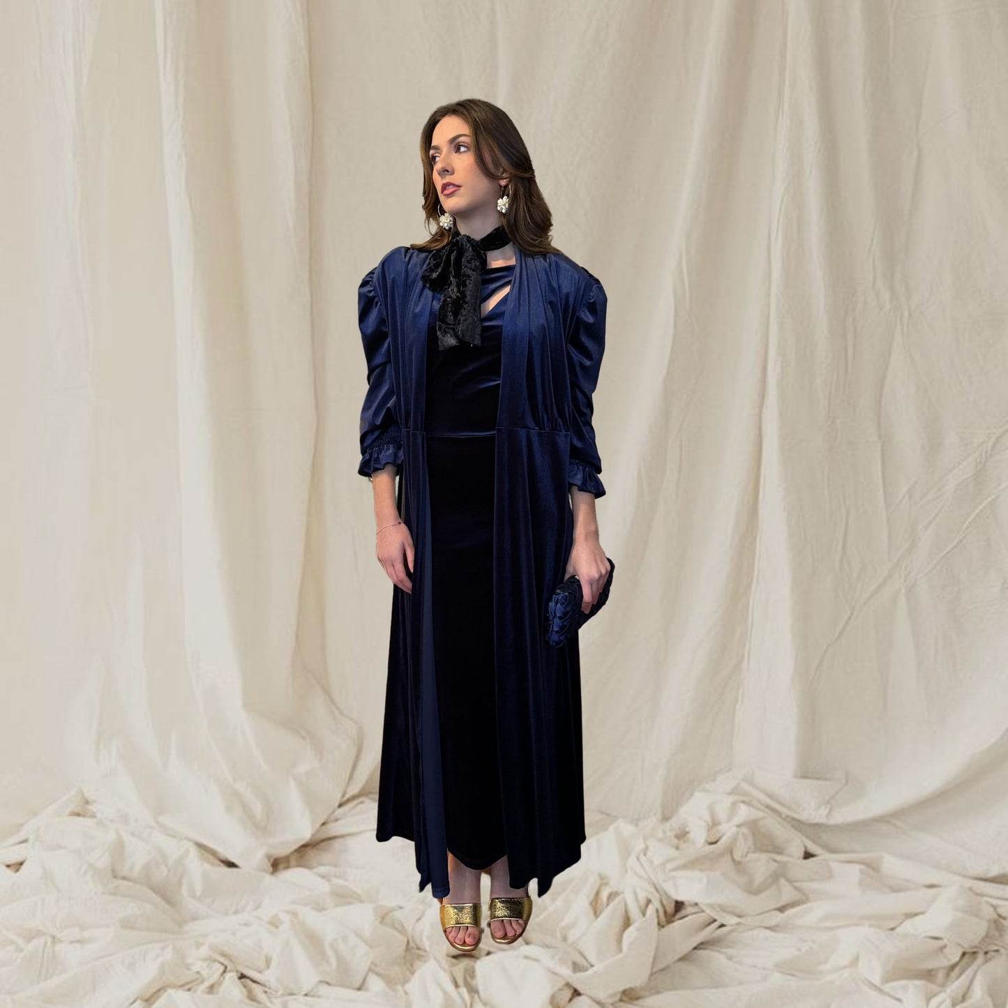 Kimono Lirio marino