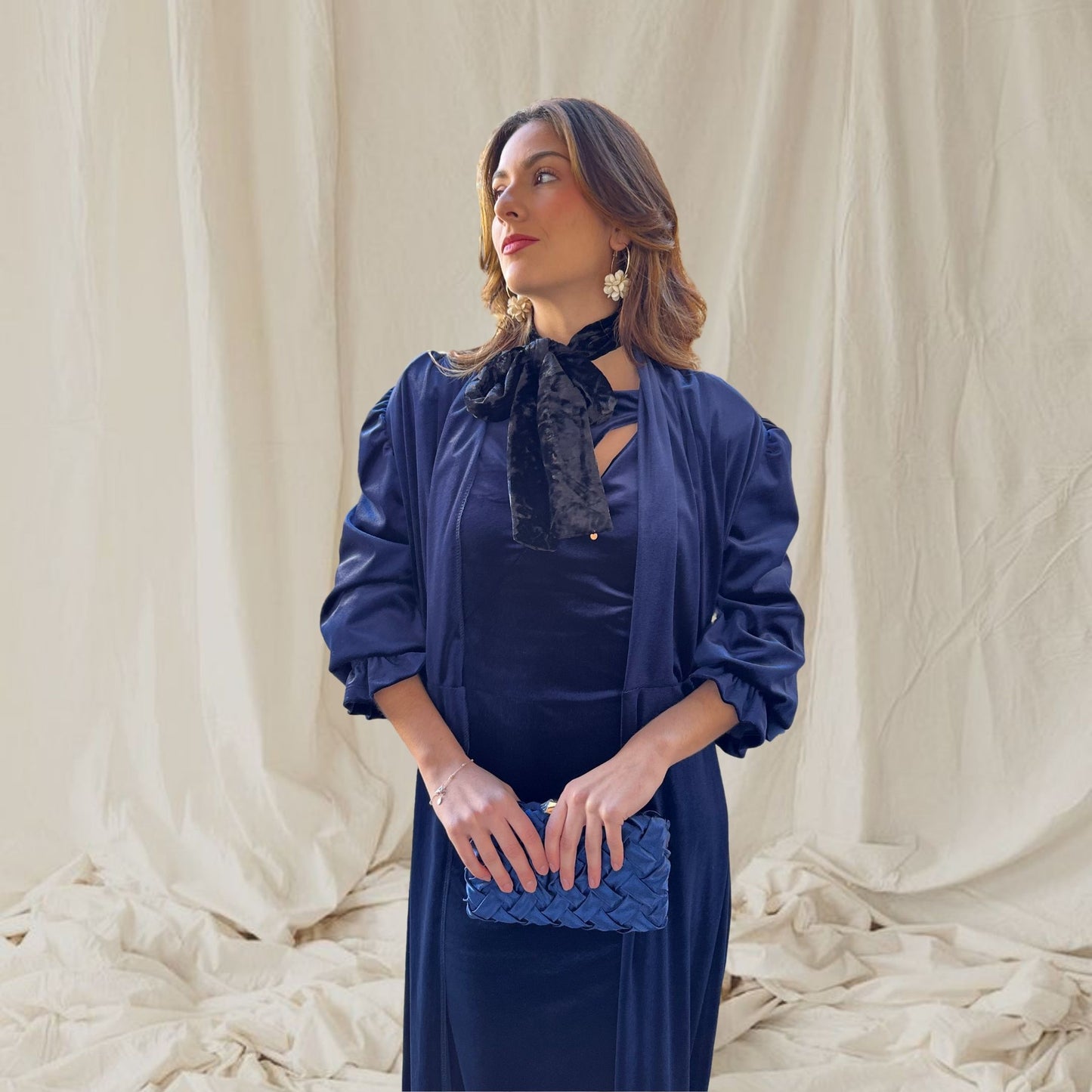 Kimono Lirio marino
