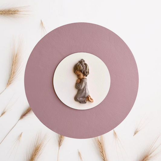 Cuadro niña rezando nude