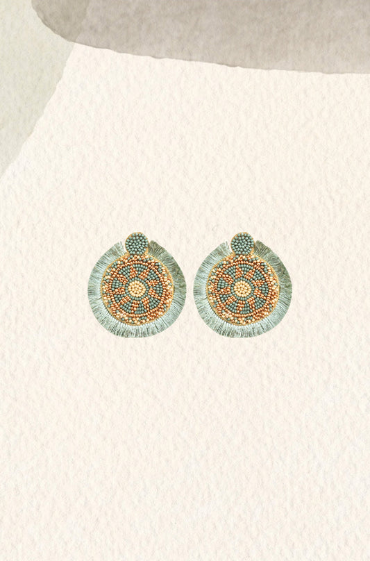 Pendientes Art Verdes