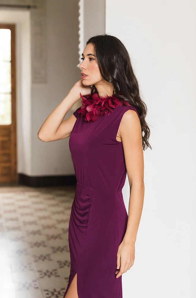 Vestido Sinfonía berenjena