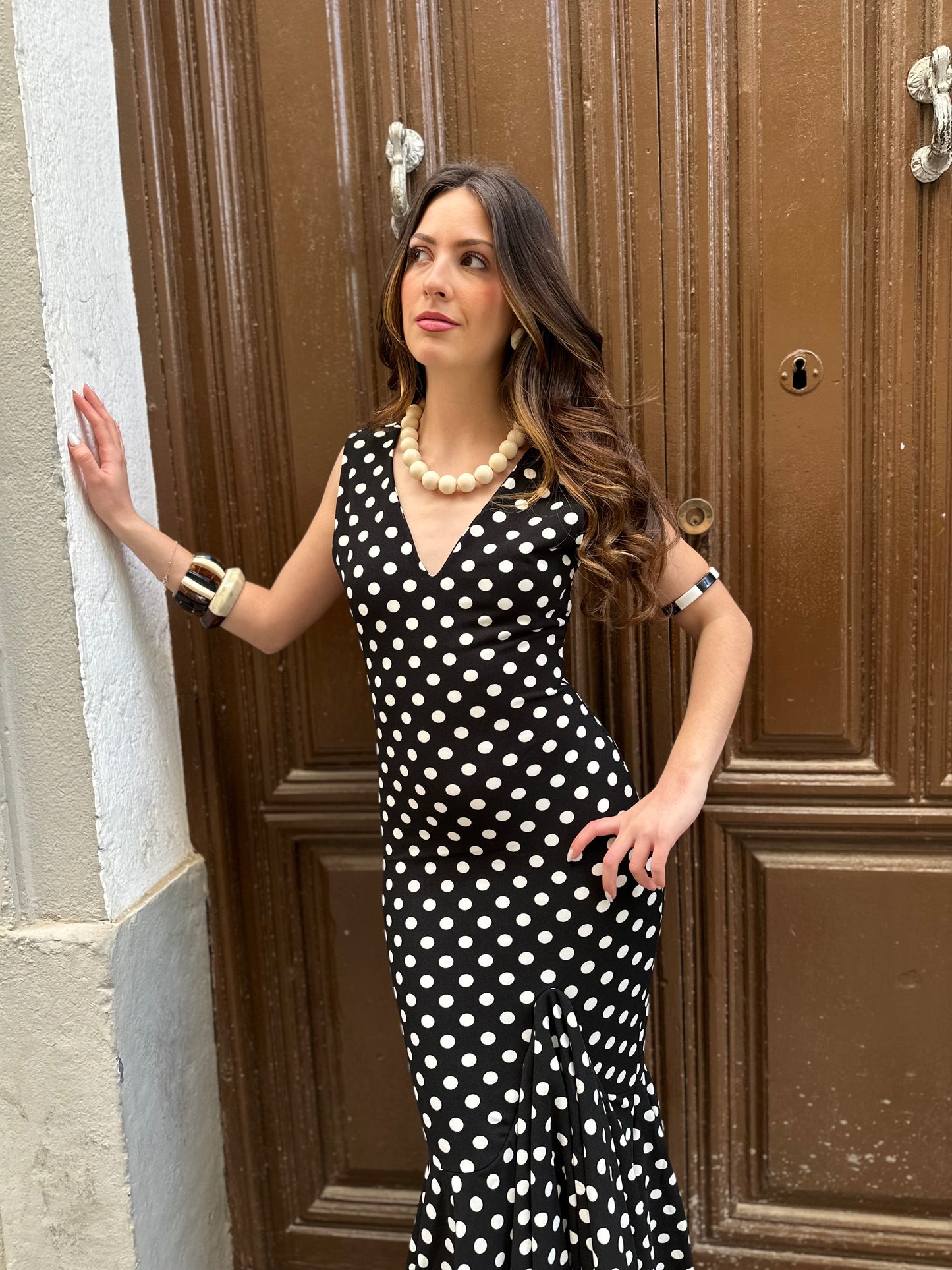 Vestido Calima lunares