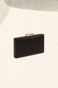 Clutch metalizado negro