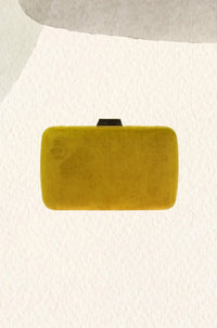 Clutch antelina verde oliva
