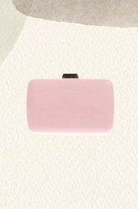 Clutch antelina rosa