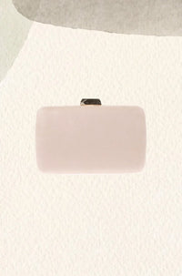 Clutch antelina nude