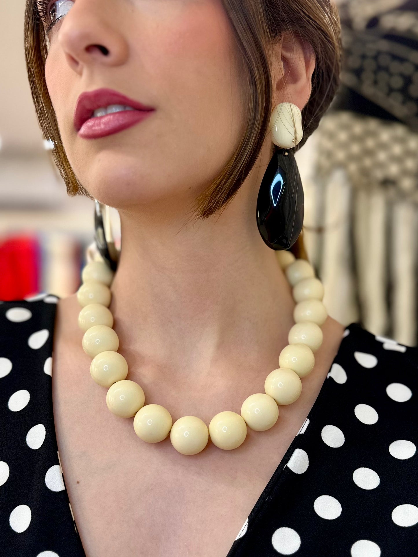 Collar Reflejo marfil