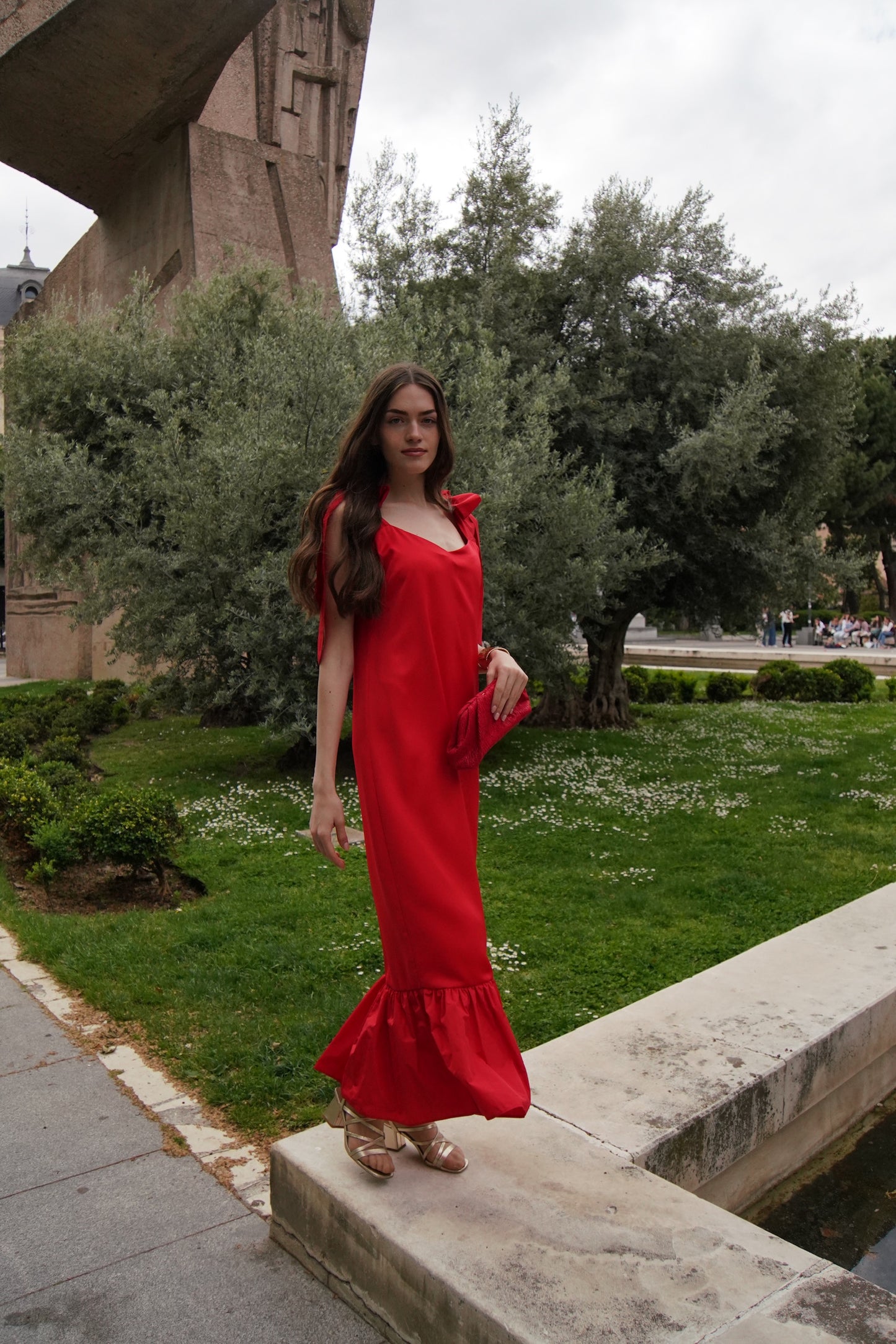 Vestido Bahía rojo