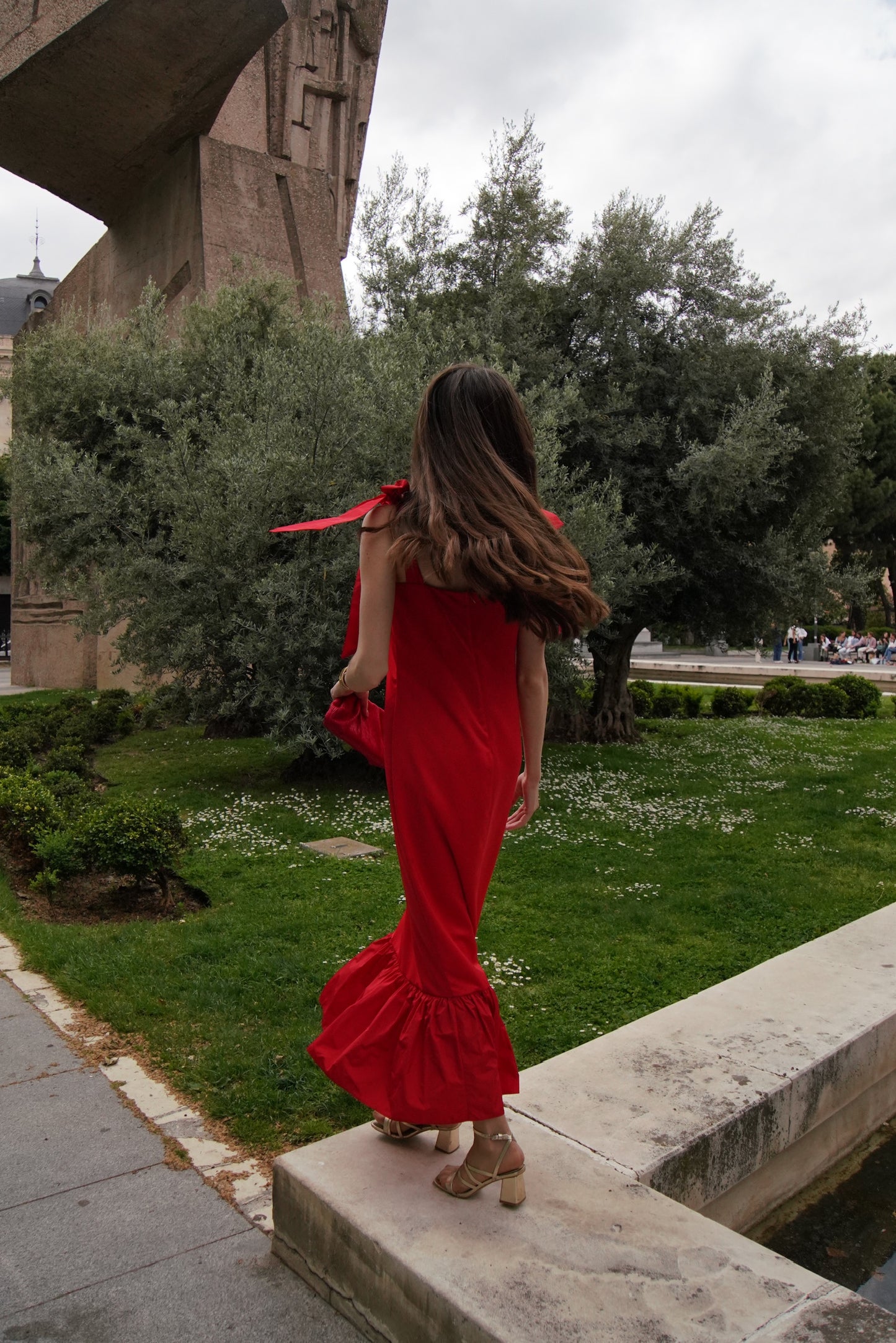Vestido Bahía rojo