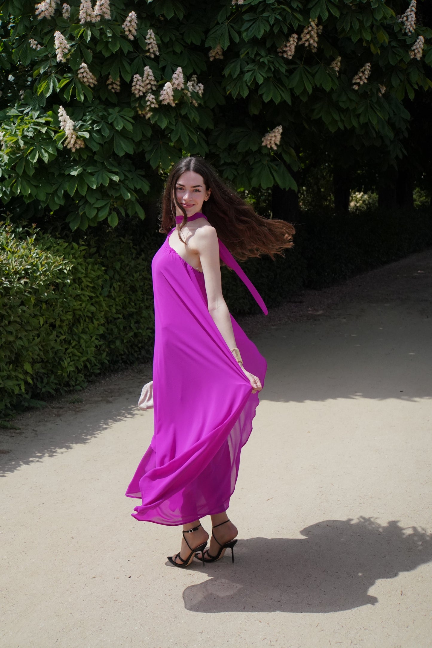 Vestido Aria Buganvilla