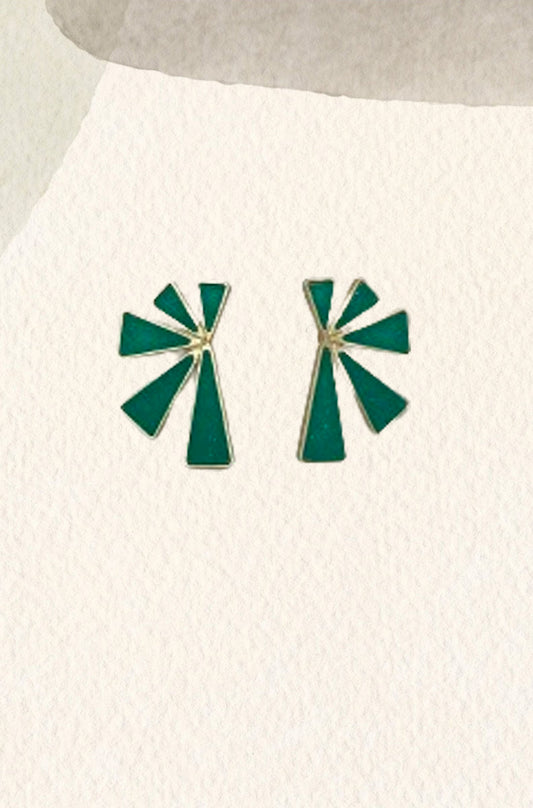 Pendientes Sole Green