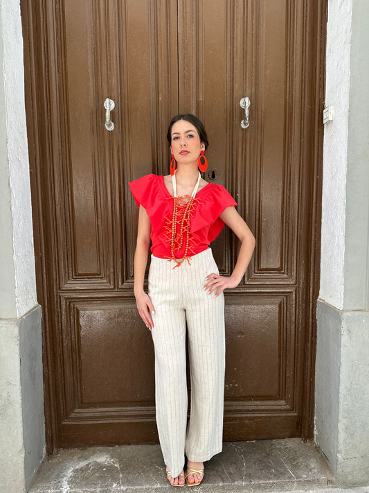 Top Rayito coral