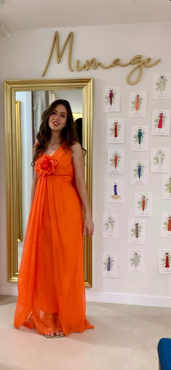 Vestido Moti naranja