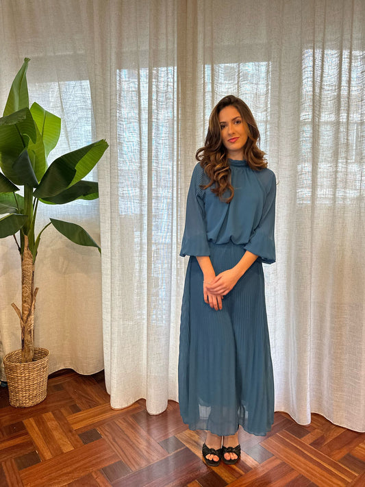 Vestido Alura petróleo