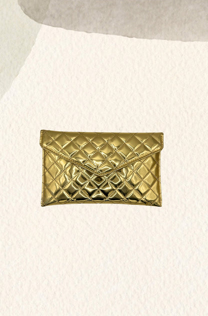 Golden party purse