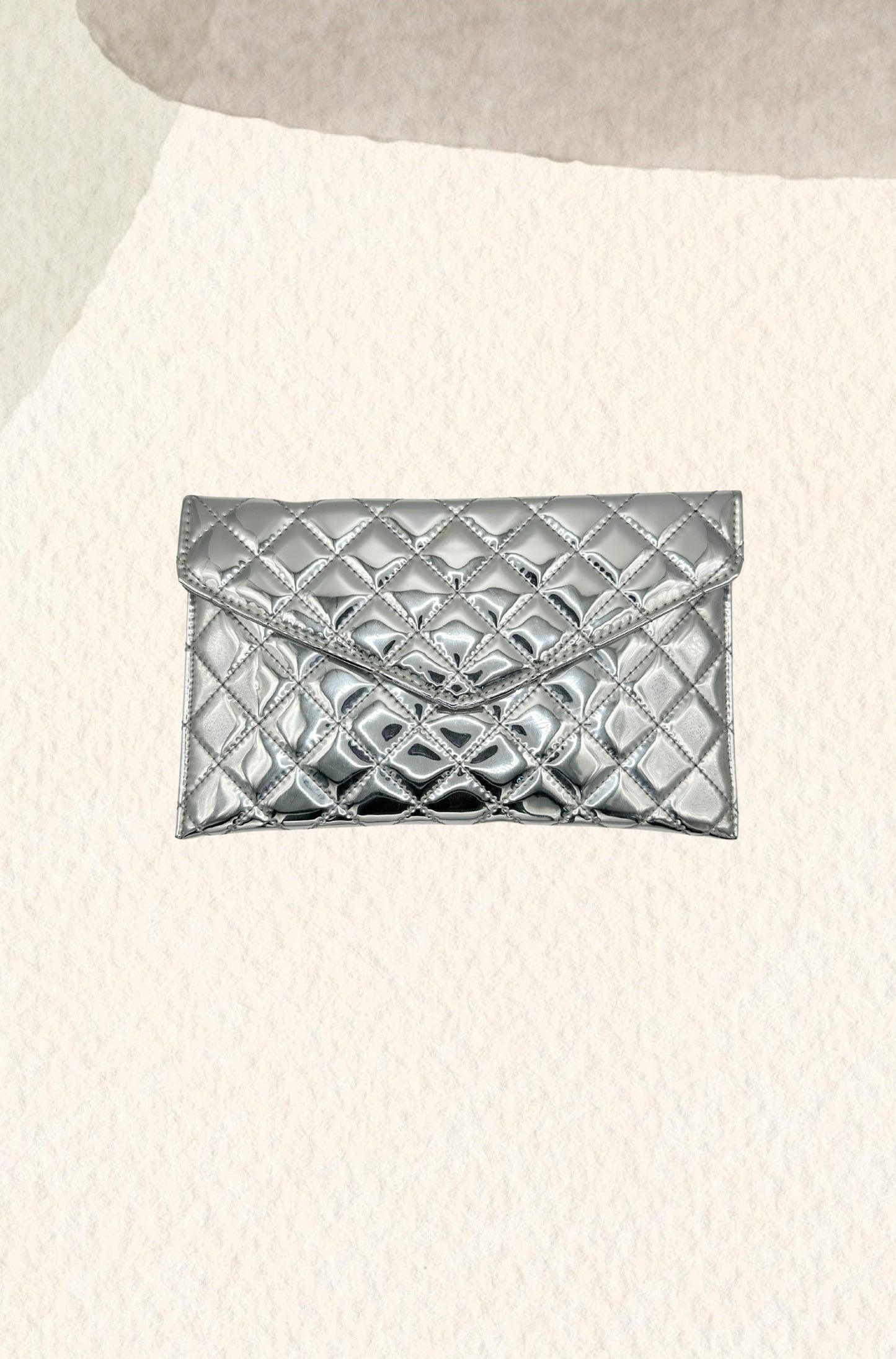 Silver party purse