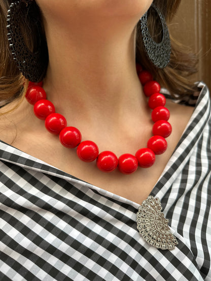 Collar Reflejo Rojo