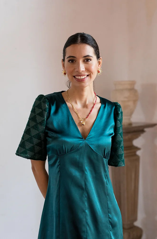 Vestido Matilde verde – MIMAGE