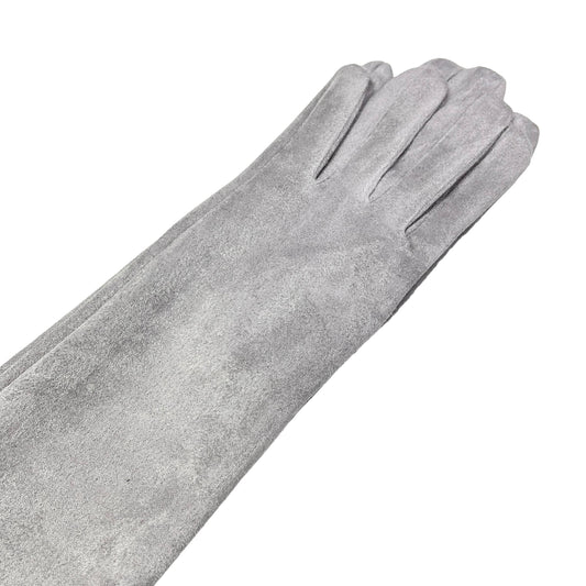 Greyish Suede Gloves