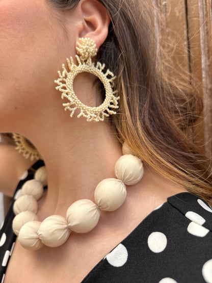 Collar Arena marfil